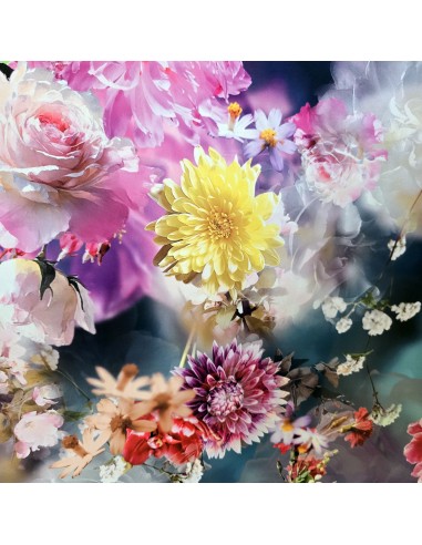 Raso Satin Floreale mano seta