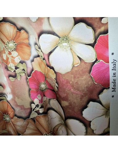 Raso Satin Fiori in madre perla mano...