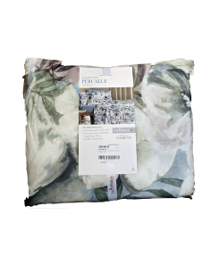 Completo Letto Matrimoniale In Puro Percalle 180 Fili/inch Maè by Via Roma60 Monica / 25 acqua 2