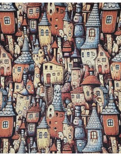 Tessuto Gobelin Borgo...