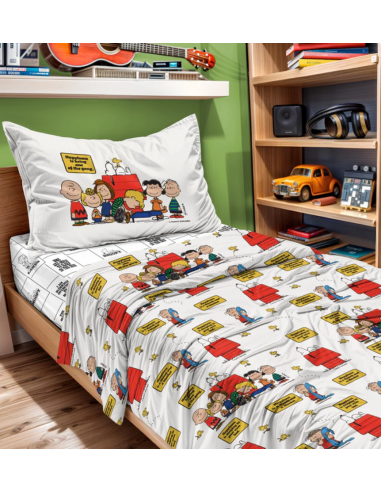 Completo lenzuolo Singola Snoopy...
