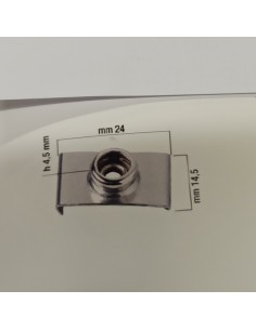 BOTTONI DOT CLIPS INOX mm 24