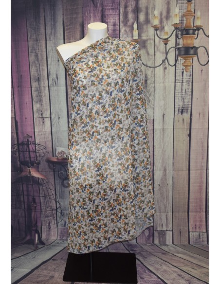 Chiffon fantasia geometrica