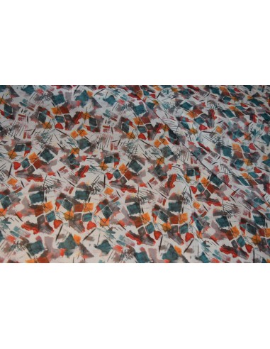 Chiffon fantasia geometrica