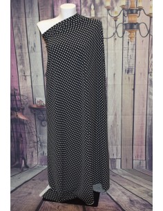 Crepe elasticizzato pois