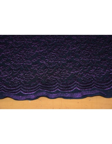 Pizzo elasticizzato viola