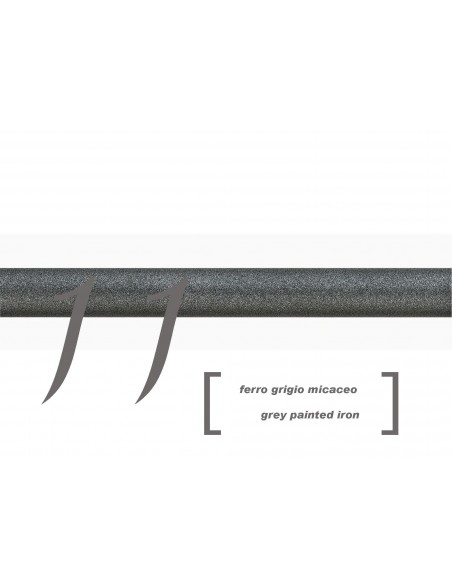 SCORRITENDA HIDALGO IN FERRO Ø20 CON ANELLI, SCAGLIONI