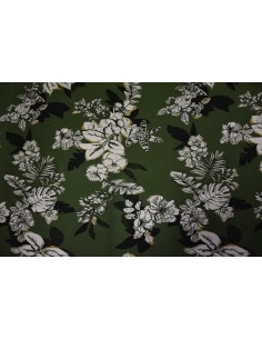 Viscosa Elasticizzata Stampata Floreale 2