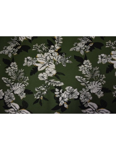 Viscosa Elasticizzata Stampata Floreale