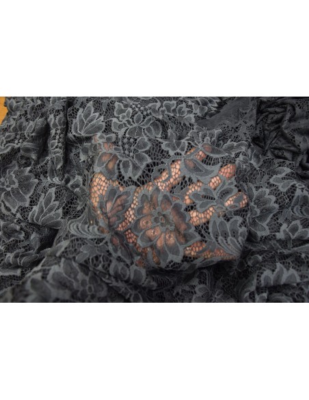 Pizzo Elasticizzato Grigio