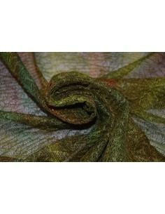 Retino a righe verde, giallo, bruciato 2