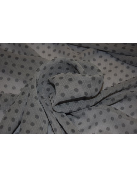 Chiffon Pois Grigio