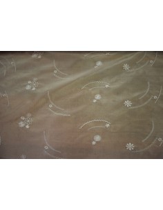 Organza con Ricamo Floreale