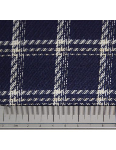 lana Finestrata blu e bianco