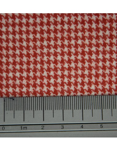 Piede-de-poule Bianco/Rosso