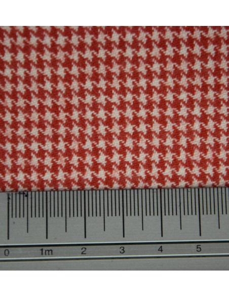 Piede-de-poule Bianco/Rosso