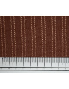 Misto Rigato Lana/seta col. Marrone 2