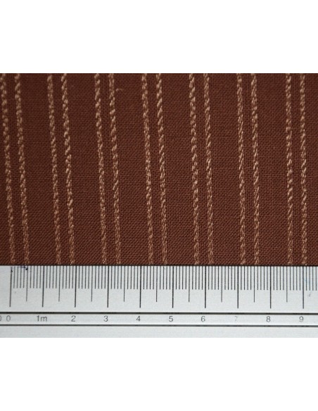 Misto Rigato Lana/seta col. Marrone