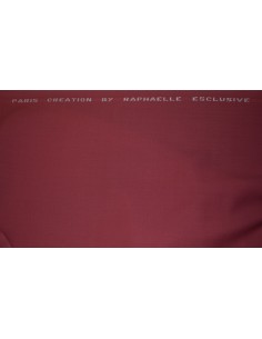 Crepe rasato in pura lana col rosa scuro 2