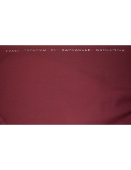 Crepe rasato in pura lana col rosa scuro