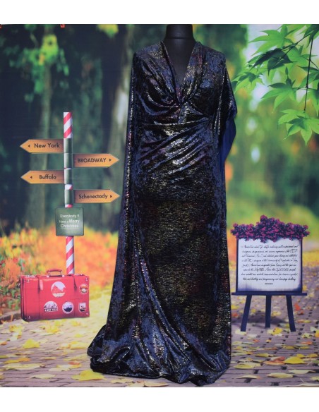 Ciniglia elasticizzata con lurex