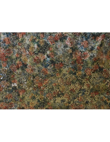 Paillettes Multicolor Disegno Floreale