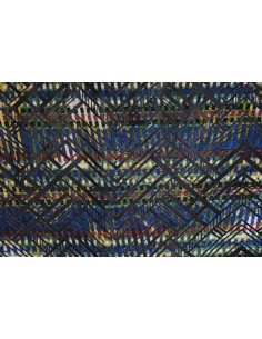 Velluto geometrico su maglina
