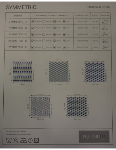 Symmetric Esagono ll, Premium Croce collection