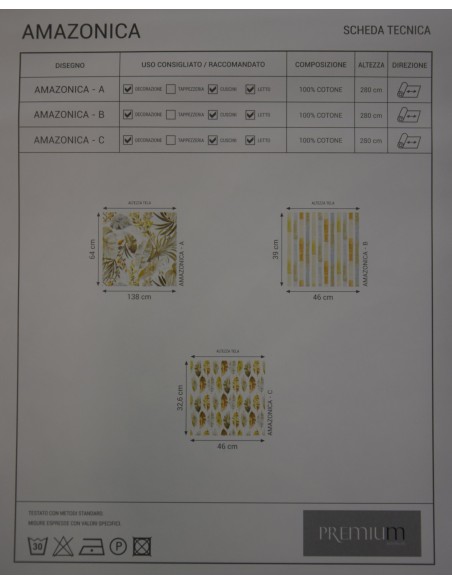 Amazonica Foglia, Premium Croce collection