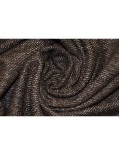 Taglio lana diagonale marrone