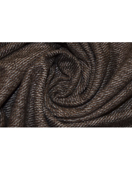 Taglio lana diagonale marrone