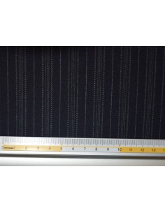 Gessato in Pura lana Grigio sfondo blu 2