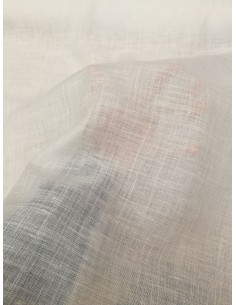 Tenda Jolie in misto lino bianco 2