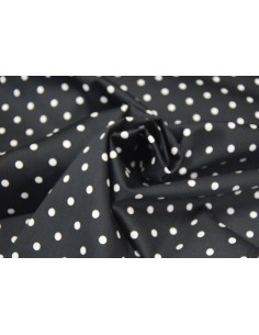 Raso a Pois bianco e nero