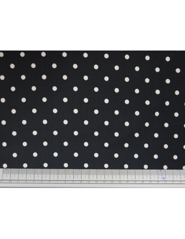 Raso a Pois bianco e nero
