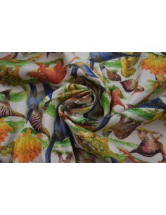 Raso satine fantasia Dinosauri 2