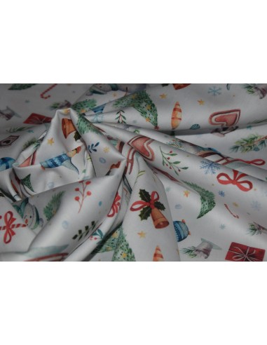 satin di cotone fantasia natale 2