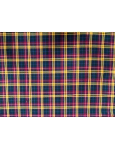 Tartan scozzese in viscosa elasticizzato