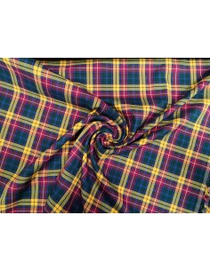 Tartan scozzese in viscosa elasticizzato 2