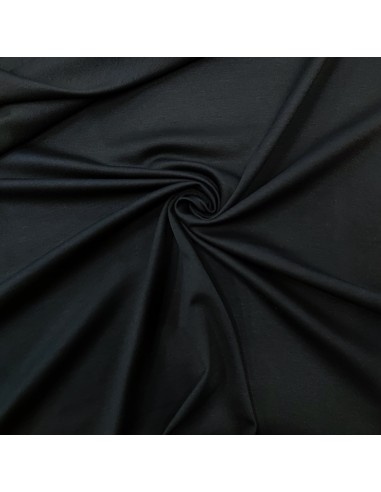 Jersey Punto Milano Misto Viscosa Blu...