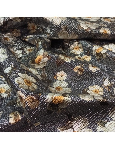 Broccato lurex fantasia floreale