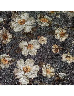 Broccato lurex fantasia floreale 2