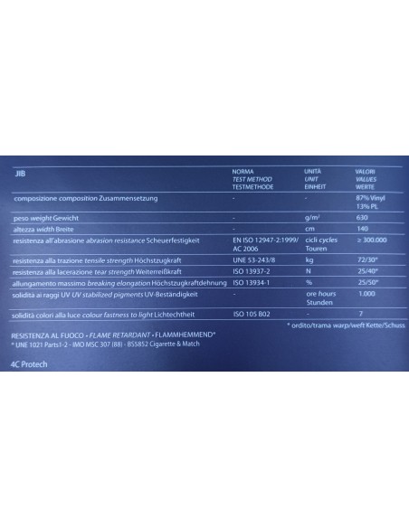 Jib rivestimento vinilico