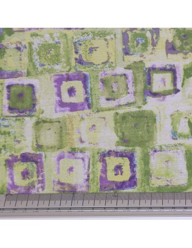 Taglio in Shantung di viscosa Geometrico