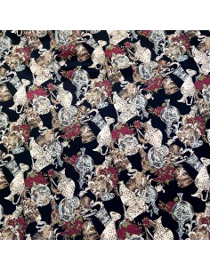 Taglio Crepe de chine anfore