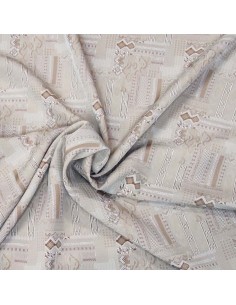 Jacquard geometrico sabbia 2