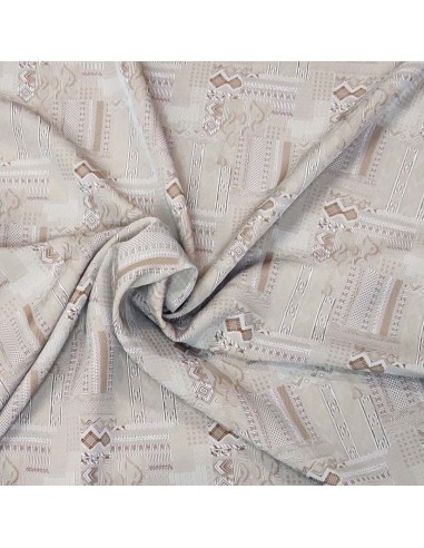 Jacquard geometrico sabbia