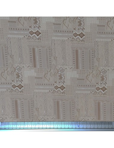 Jacquard geometrico sabbia