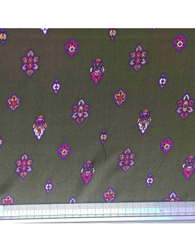 Crepe De Chine in seta Verde