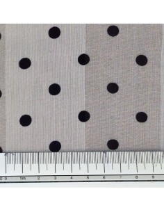 Chiffon a pois bianco e...